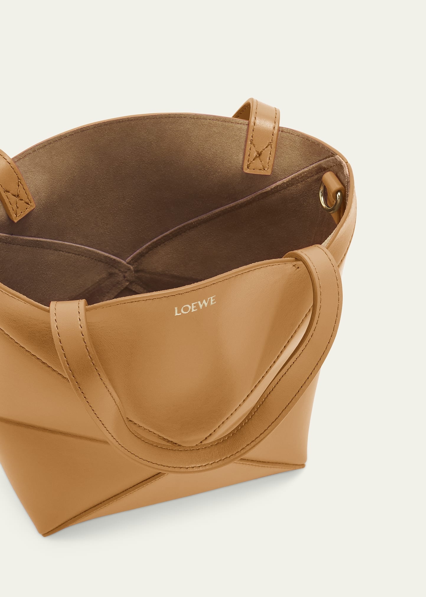 Puzzle Mini Leather Top-Handle Bag - 4