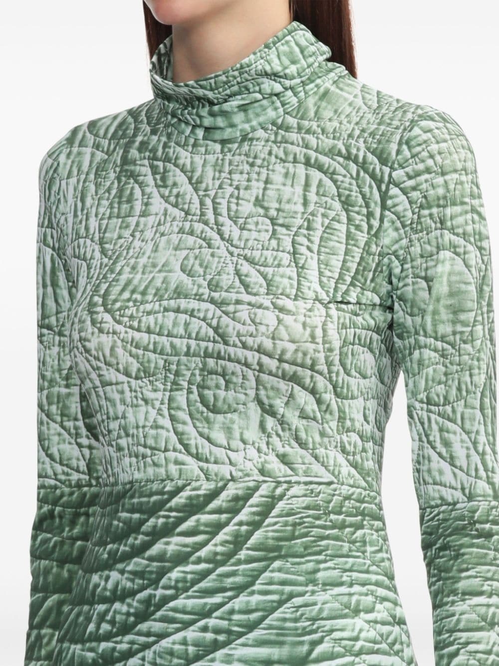 trompe l'oeil-print top - 5