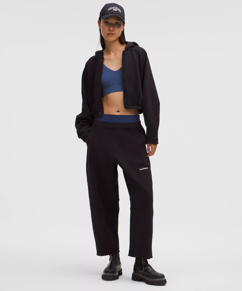 Loungeful Barrel-Leg High-Rise Cropped Pant 1