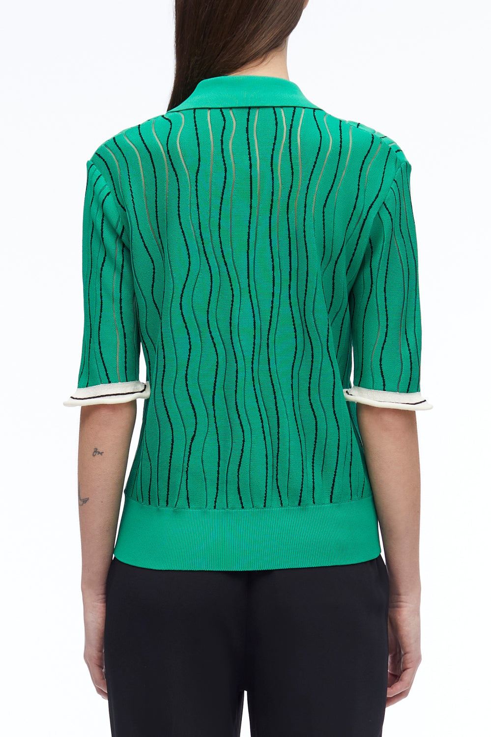 Art Nouveau Jacquard Polo Shirt - 5