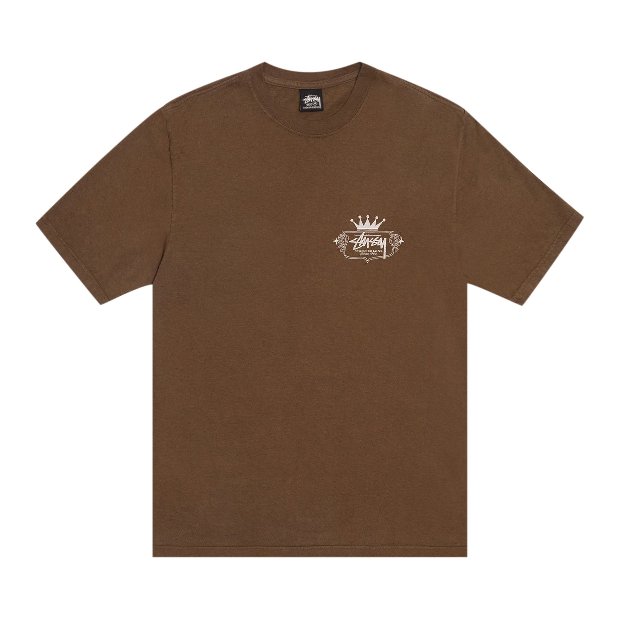 Stussy Built To Last Tee 'Brown' - 1