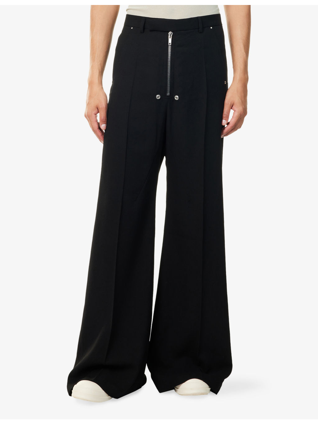 Tailored Belas Wide-Leg Wool Trousers - 3