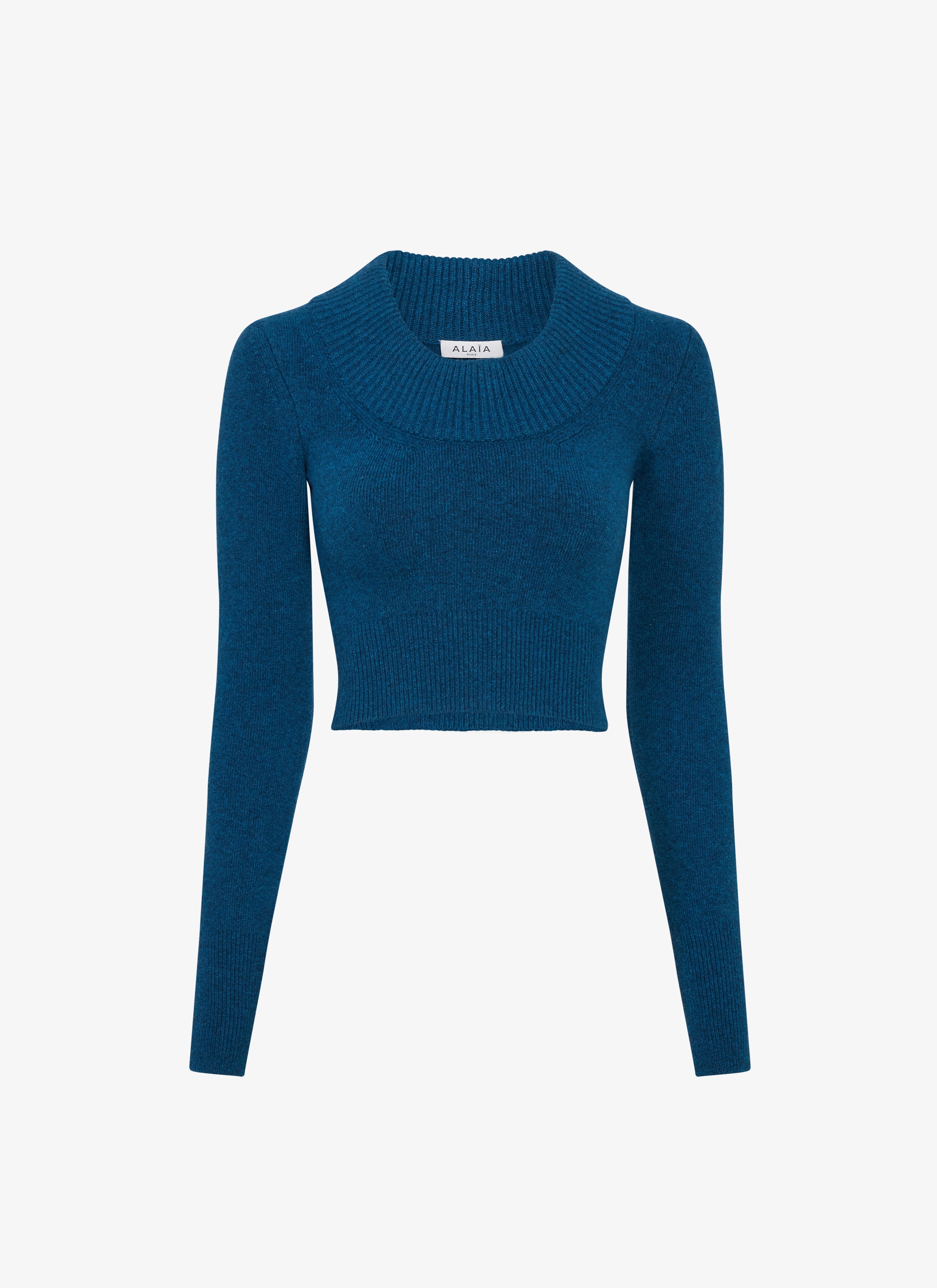 LAMBSWOOL CROPPED JUMPER - 1