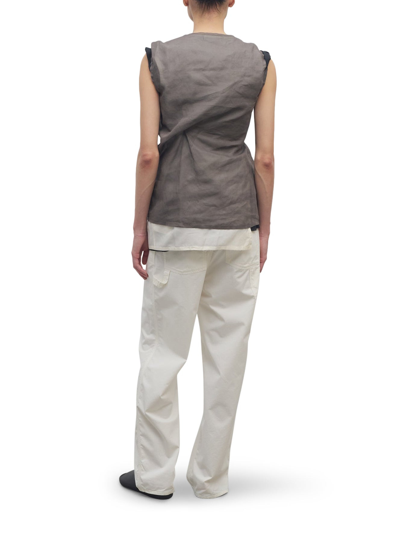 SHARKA COTTON AND CASHMERE TROUSERS - 3