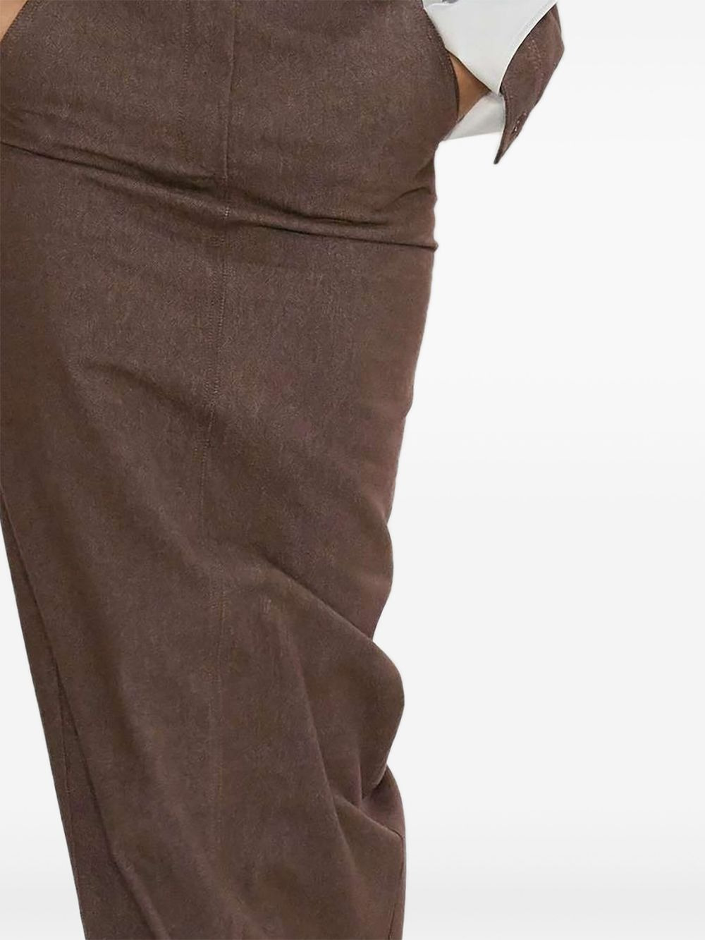 pocket-detail midi skirt - 3