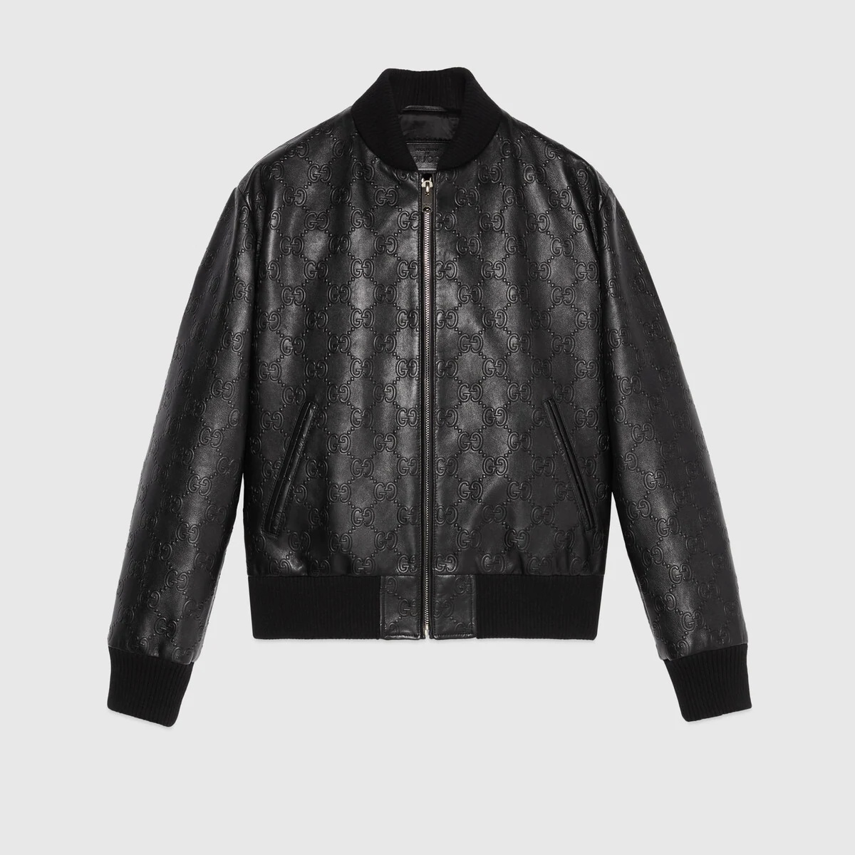 ジャケット・アウター GUCCI - SB JACKET - BLACK - WOOL GUCCI GG leather bomber jacket | REVERSIBLE