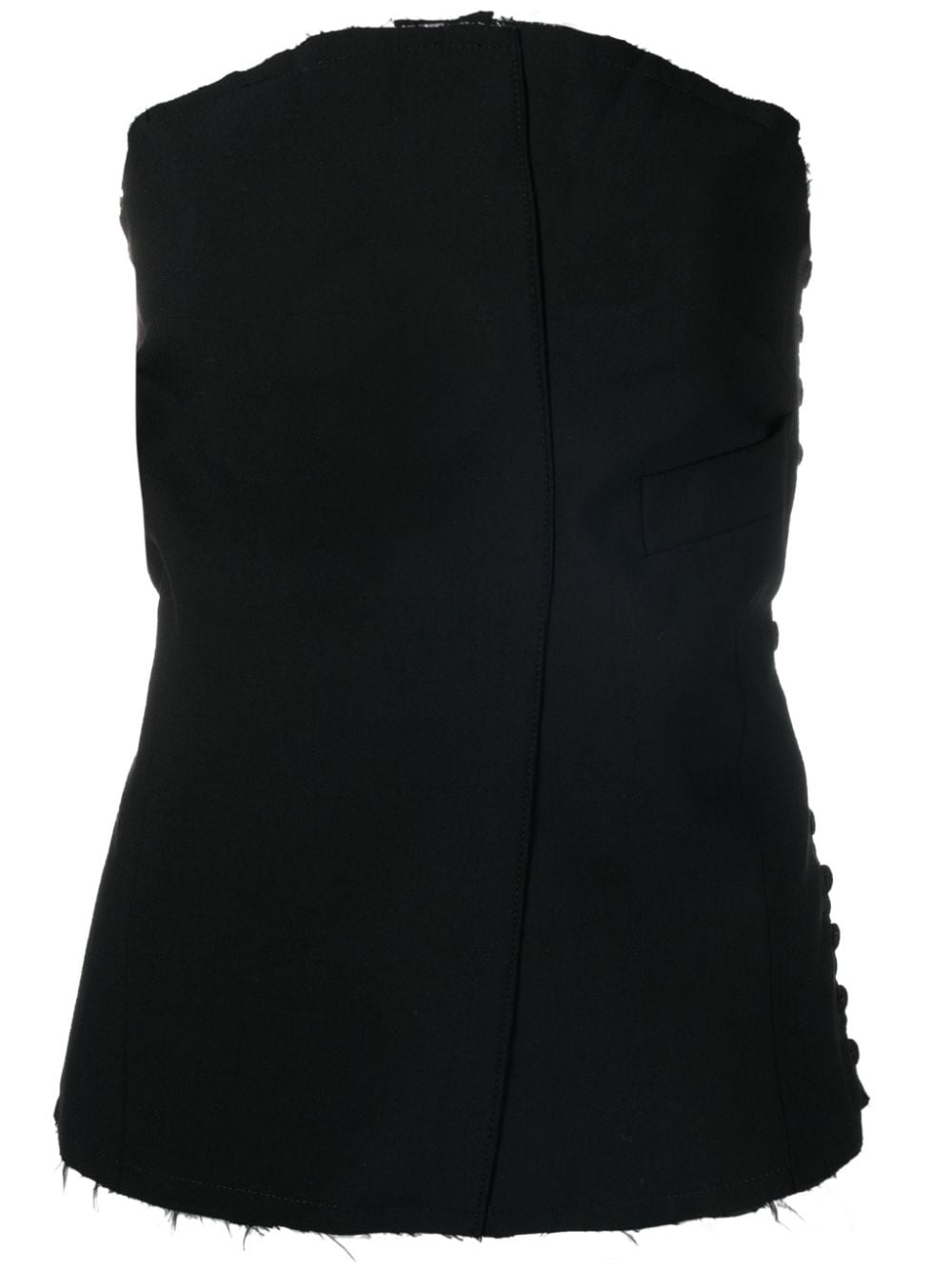 Blazer panelled tube top - 1