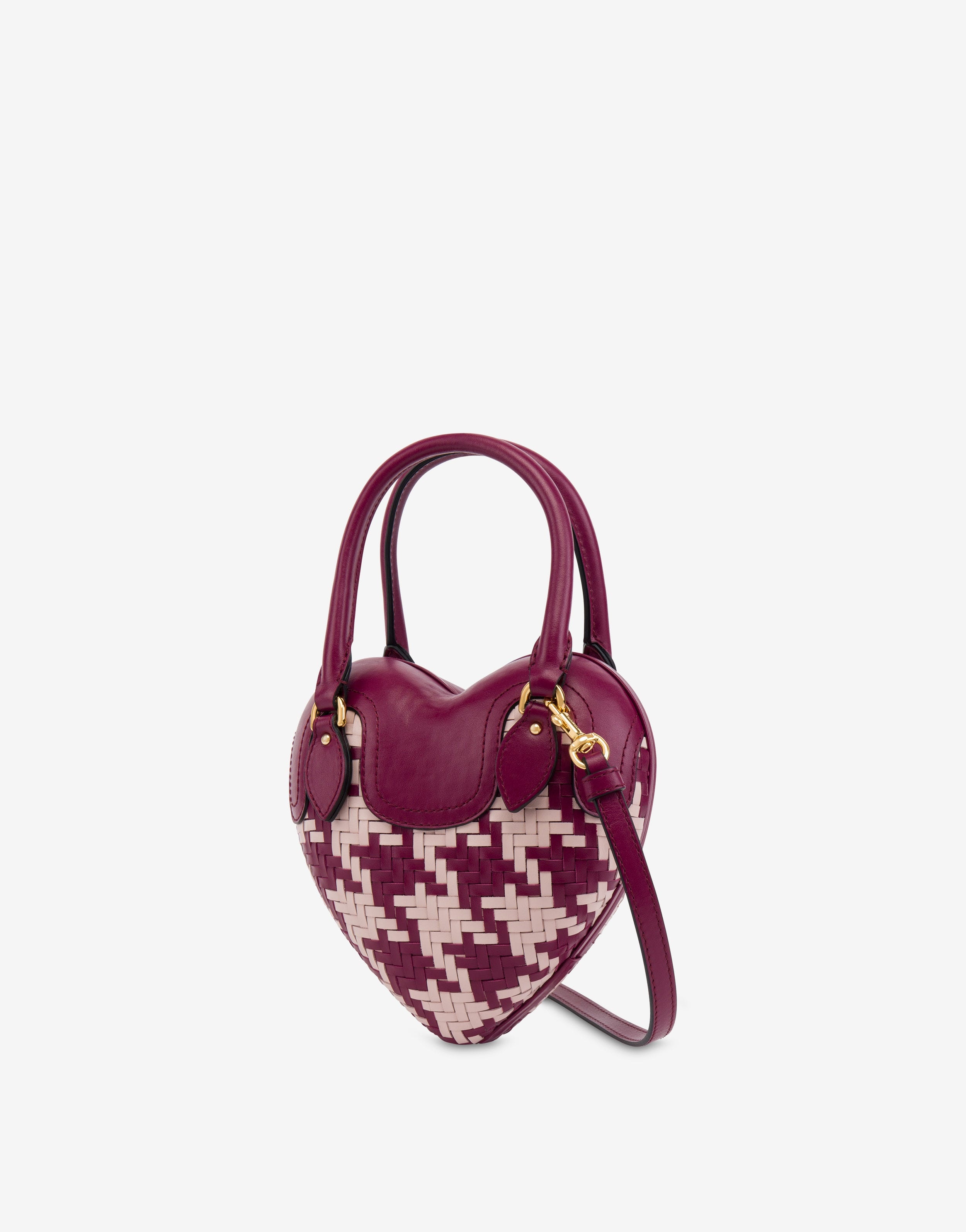 HOUNDSTOOTH MOSCHINO HEARTBEAT BAG - 2