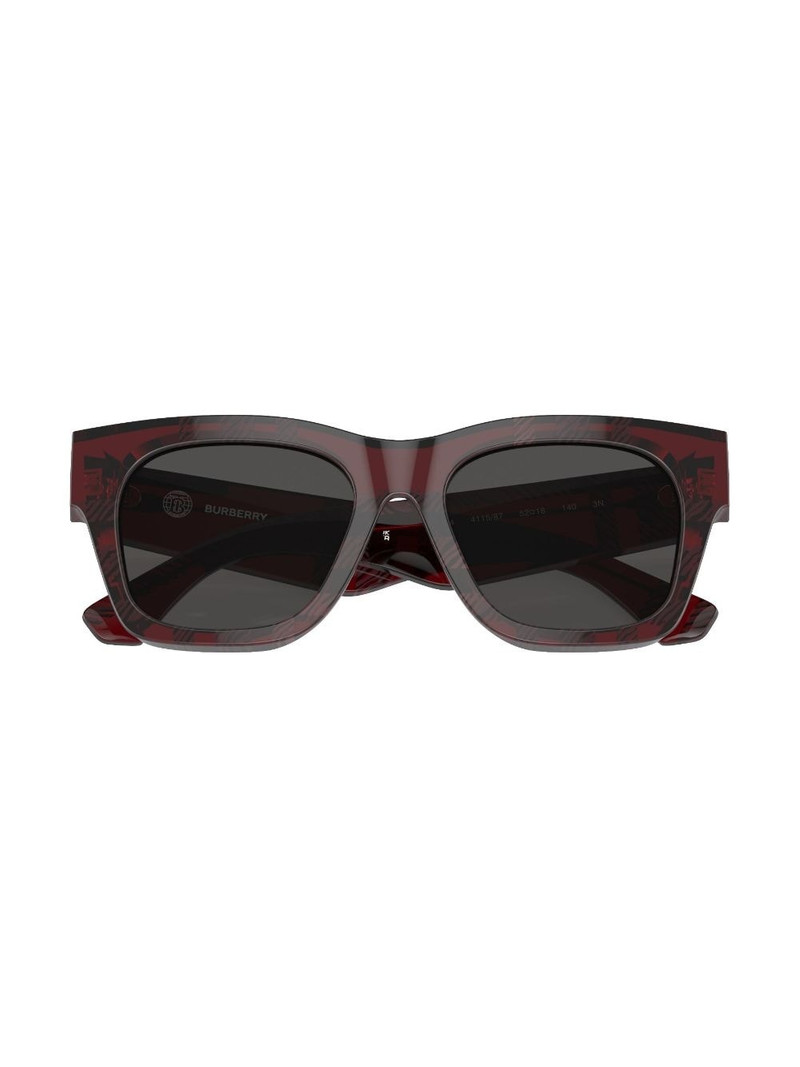 checkered wayfarer-frame sunglasses 5