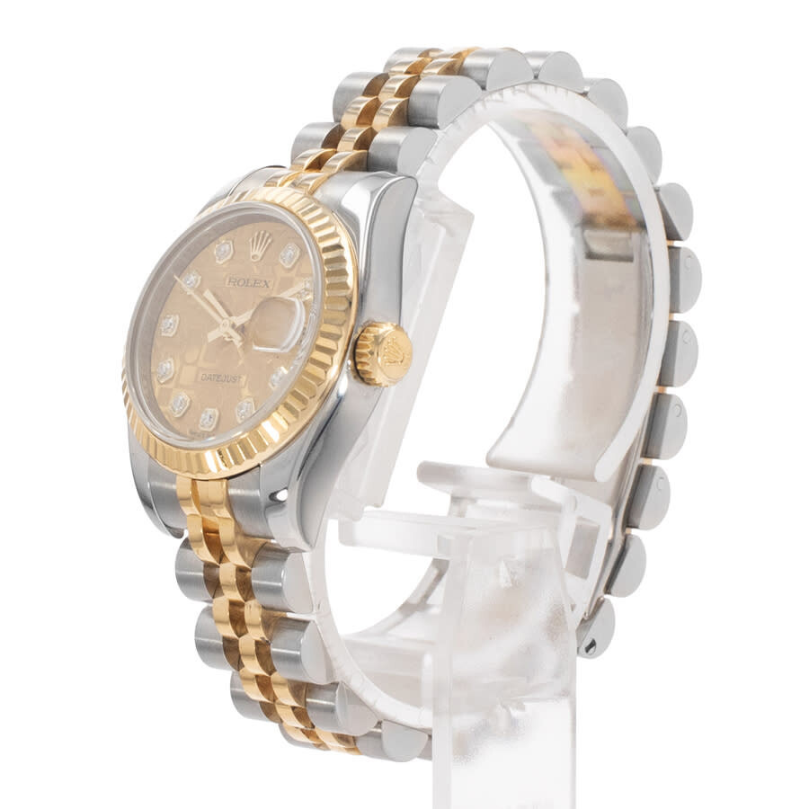 Pre-owned Rolex Datejust 26 Automatic Chronometer Diamond Ladies Watch 179173 CJDJ - 6