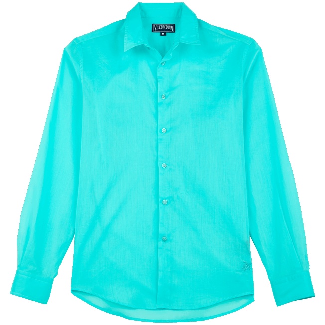 Unisex Cotton Voile Light Shirt Solid - 1