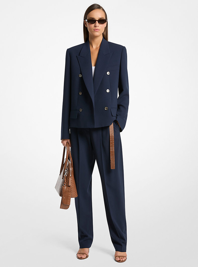 Double-Breasted Wool Serge Admiral Blazer 1