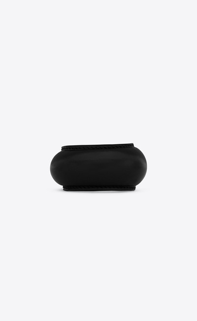 SAINT LAURENT cushion cuff in leather outlook
