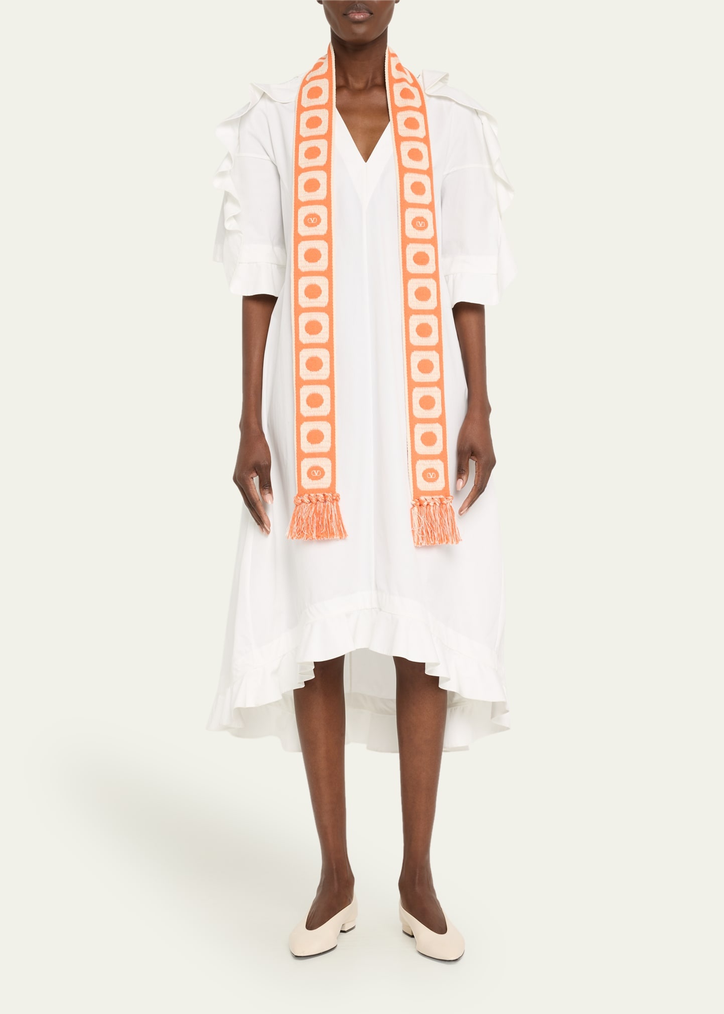 Antibes Printed Skinny Scarf - 2