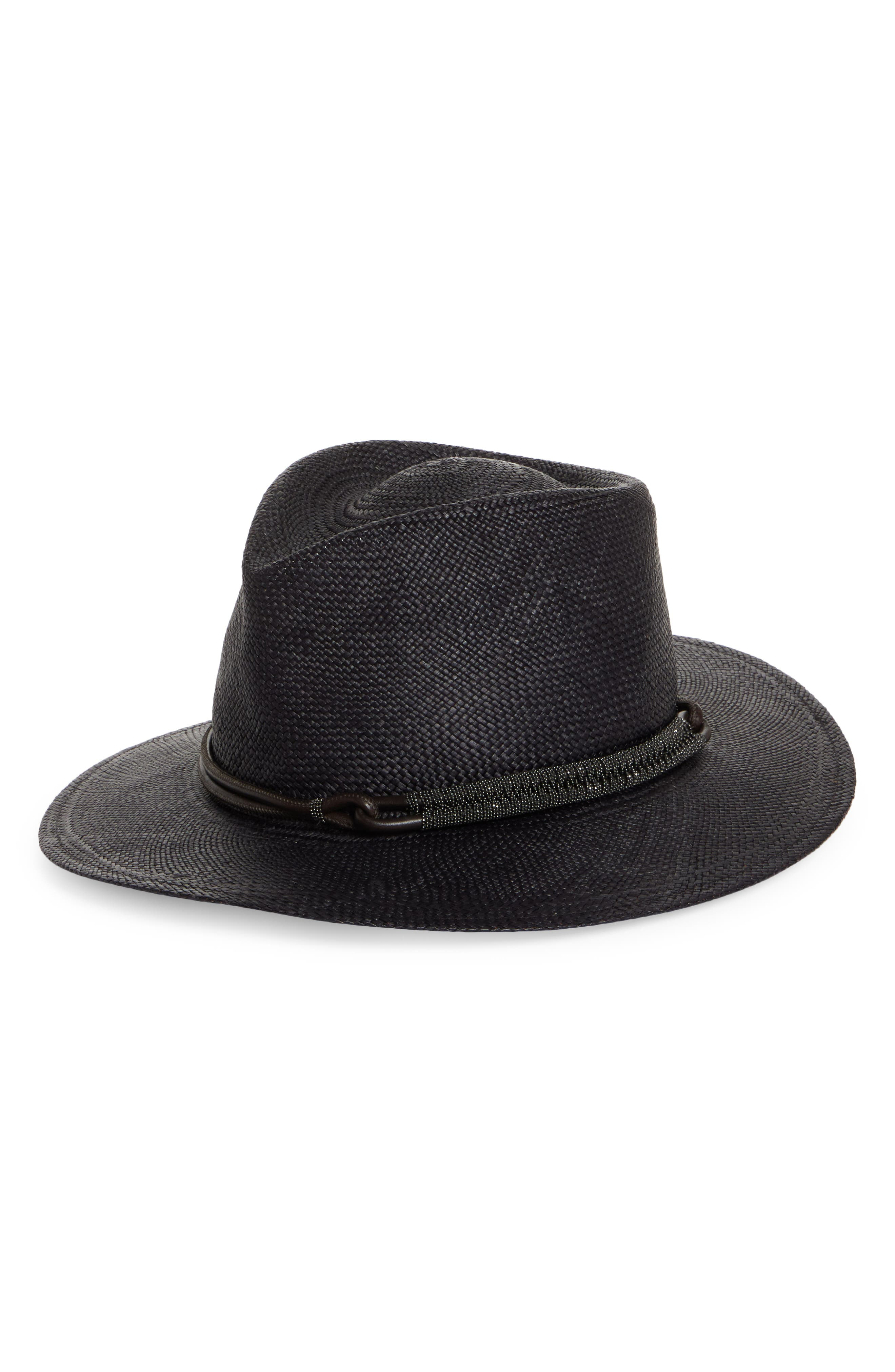 Monili Band Raffia Hat - 1
