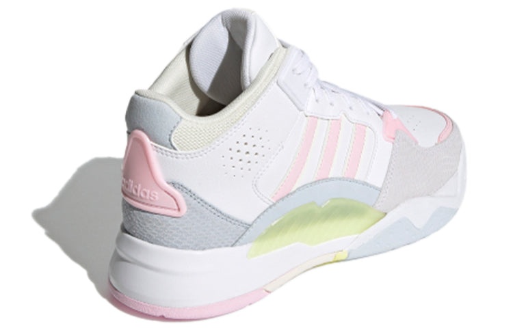 (WMNS) Adidas Neo 5th Quarter 'White Pink Yellow' FY6640 - 3