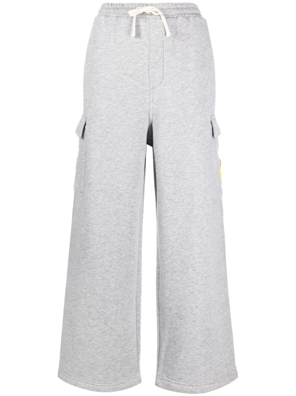 smiley-face track trousers - 1