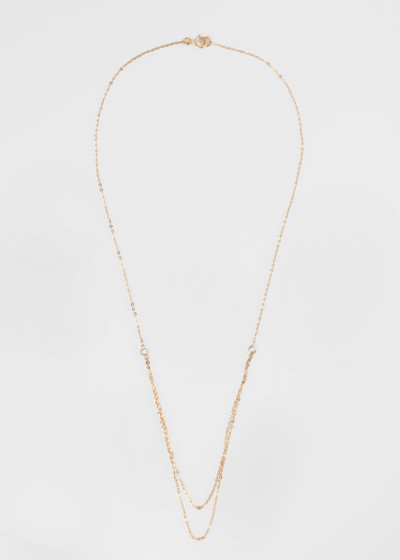 Paul Smith 'Charlotte' Gold Double Chain Necklace by Helena Rohner outlook