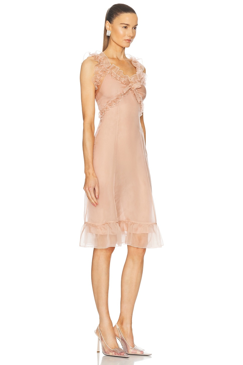 Ruffle Slip Dress - 2