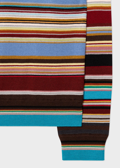 Paul Smith 'Signature Stripe' Crew Neck Sweater outlook