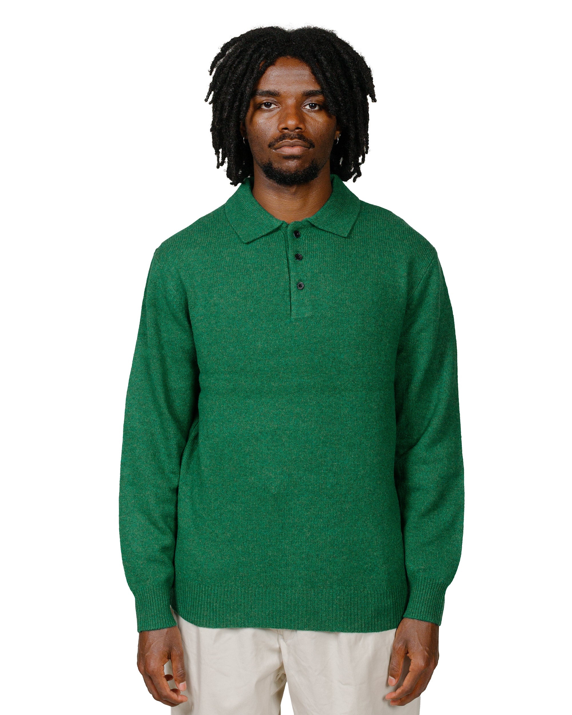 Knit Polo 9G Bright Green - 2