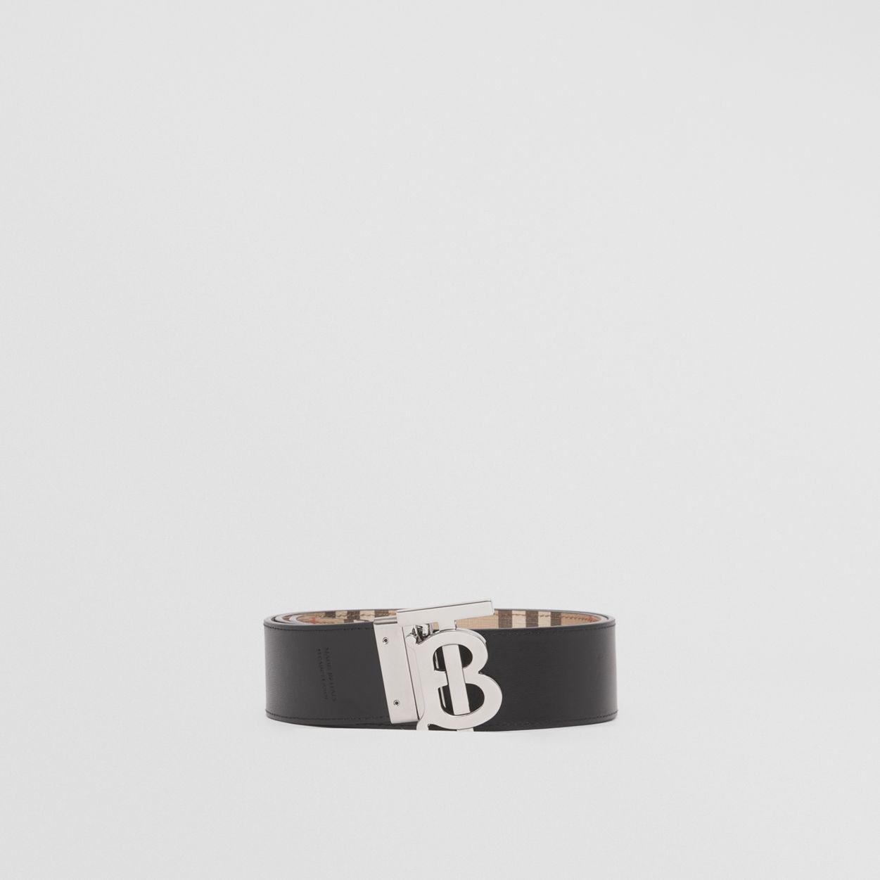 Reversible Monogram Motif Vintage Check Belt - 7