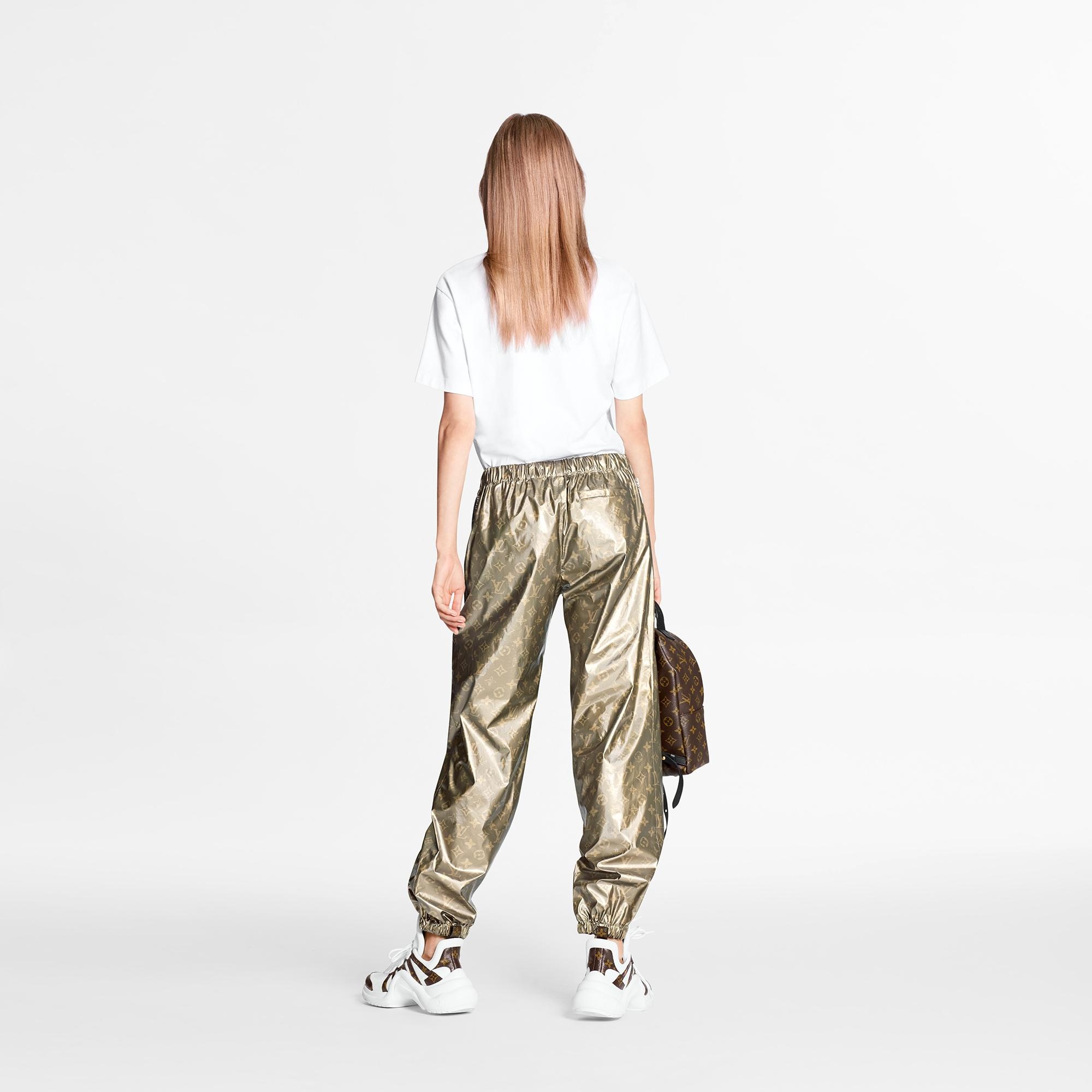 Metallic Monogram Lightweight Jogging Pants  - 4