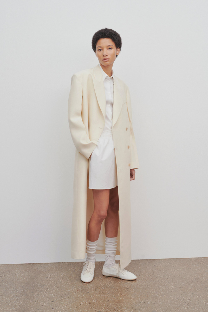 Catena Coat in Wool and Silk 3