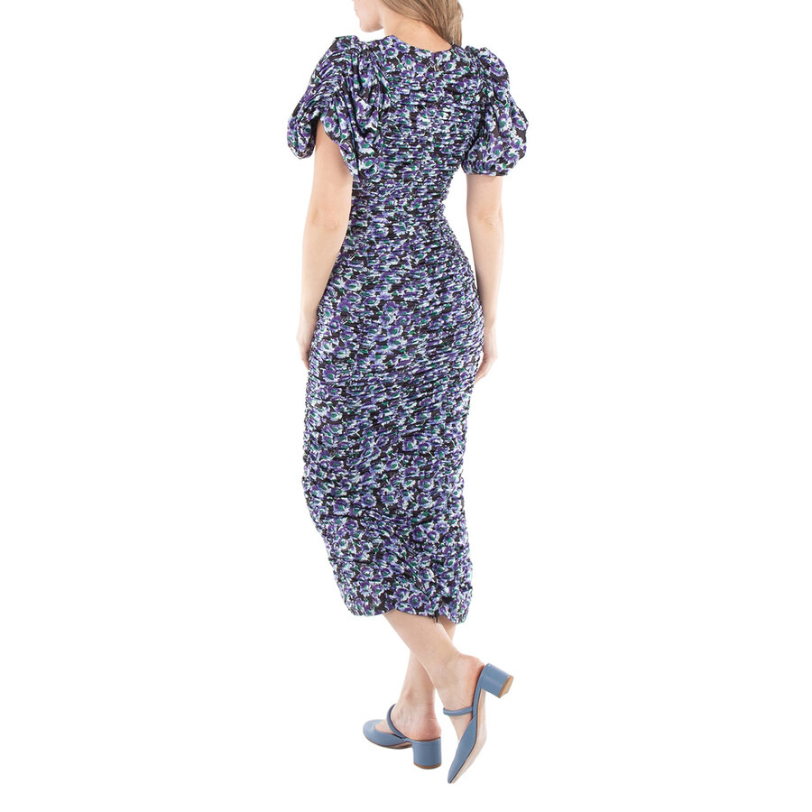 Rotate Ladies Tap Shoe Comb. Coated Jersey Puffy Dress - 4