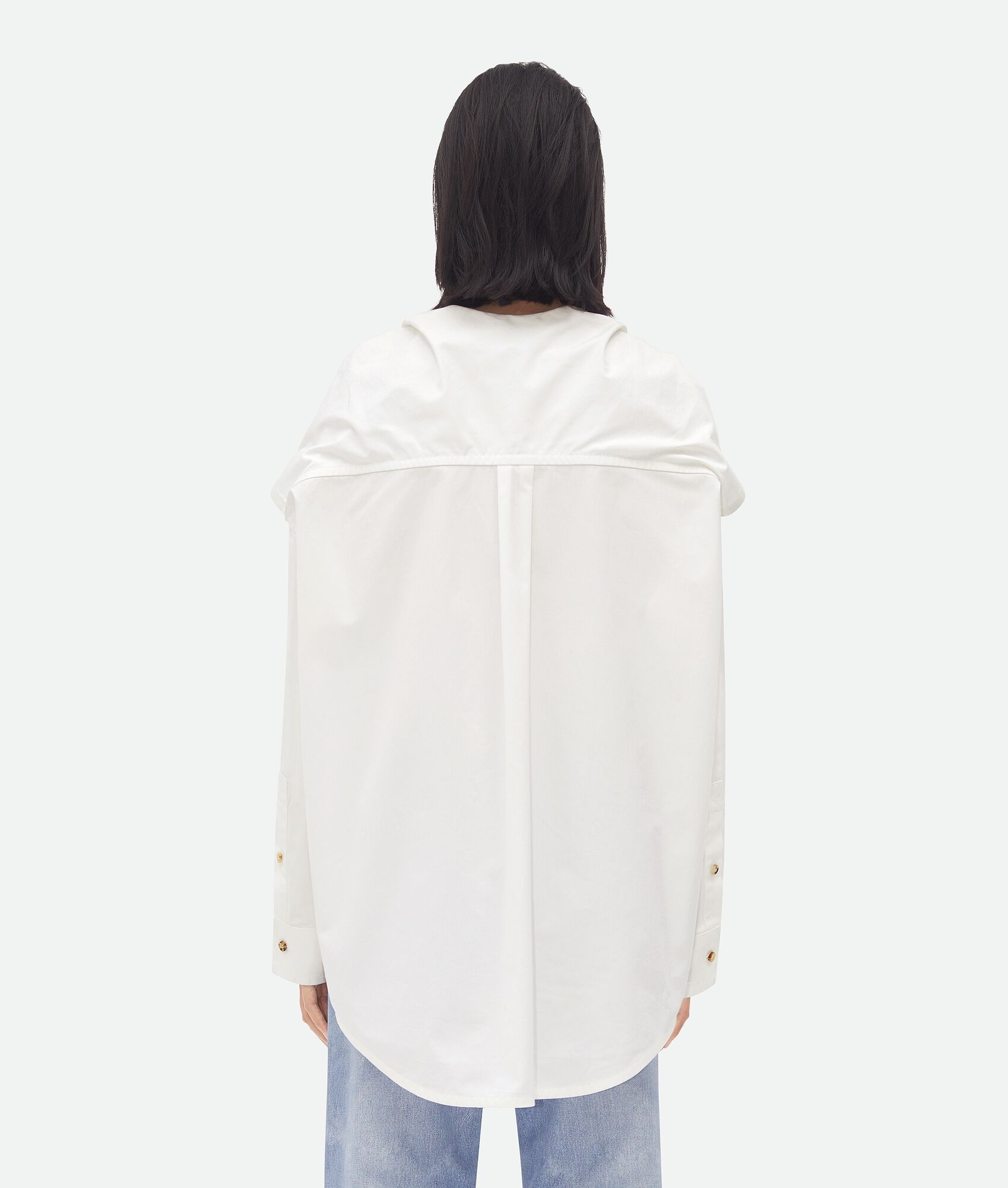 Compact Cotton Shirt With Knots - 3