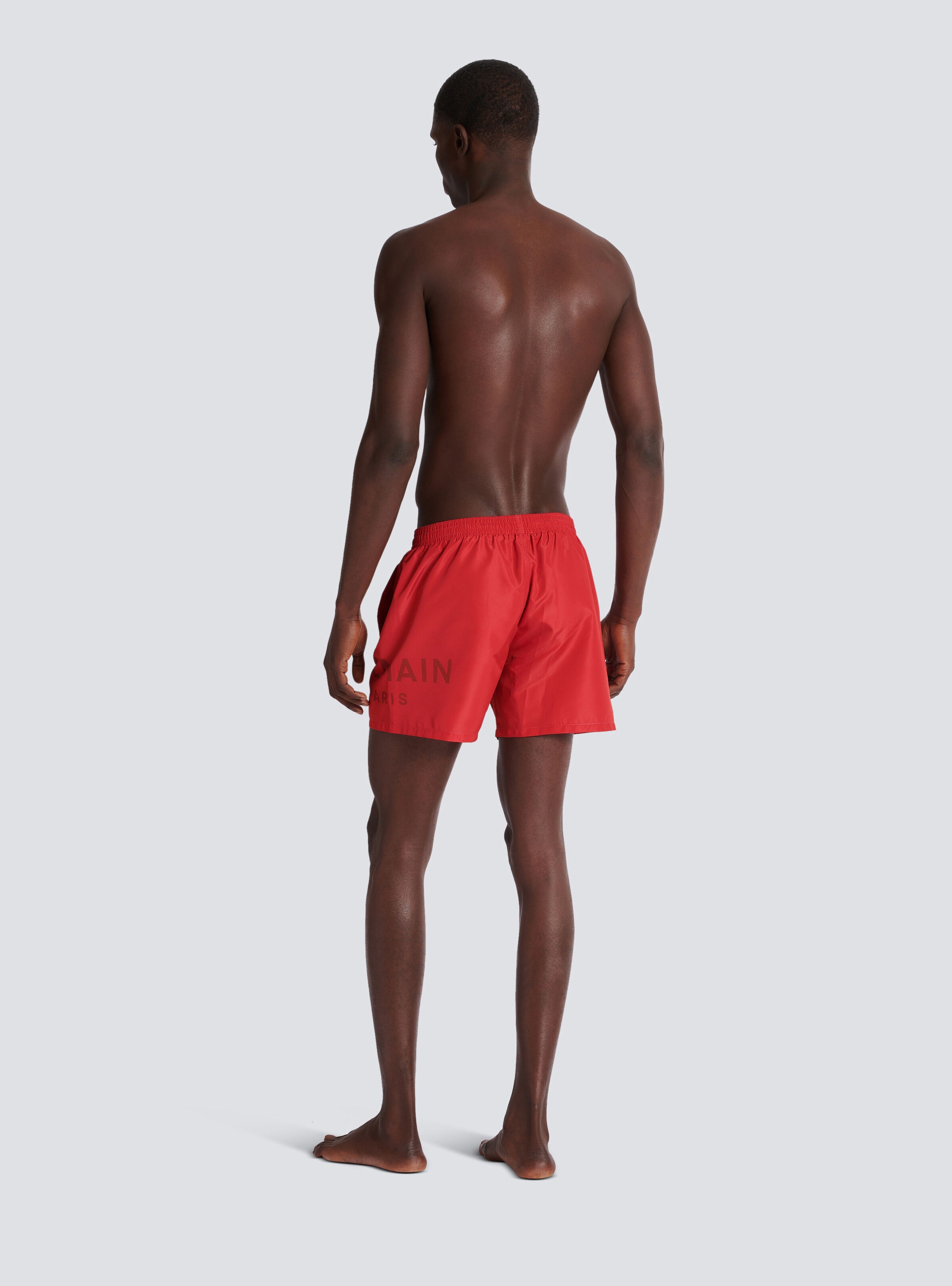 Printed Balmain Paris swim shorts - 4