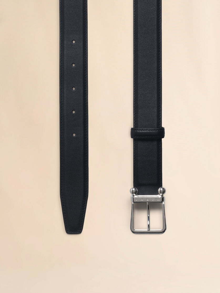 BLACK LEATHER TRUNKAROO BELT - 3