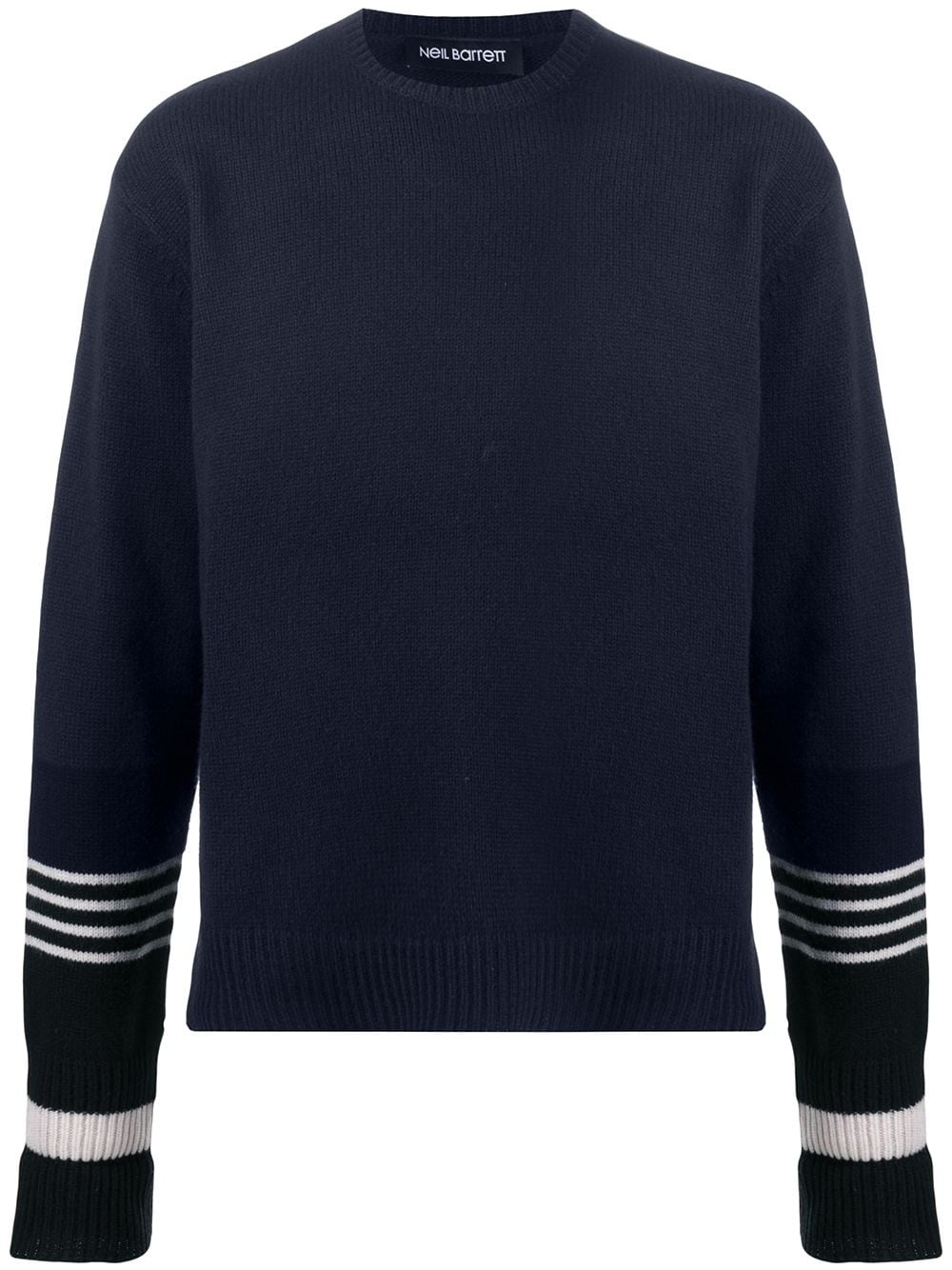 stripe-detail Thunderbolt-patch jumper - 1