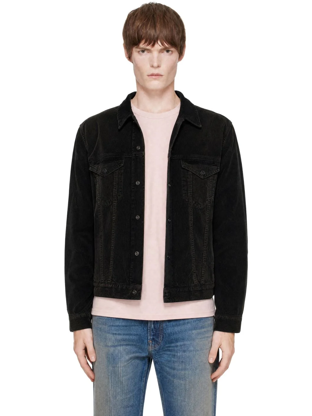 Brown Rye U Corduroy Jacket - 1