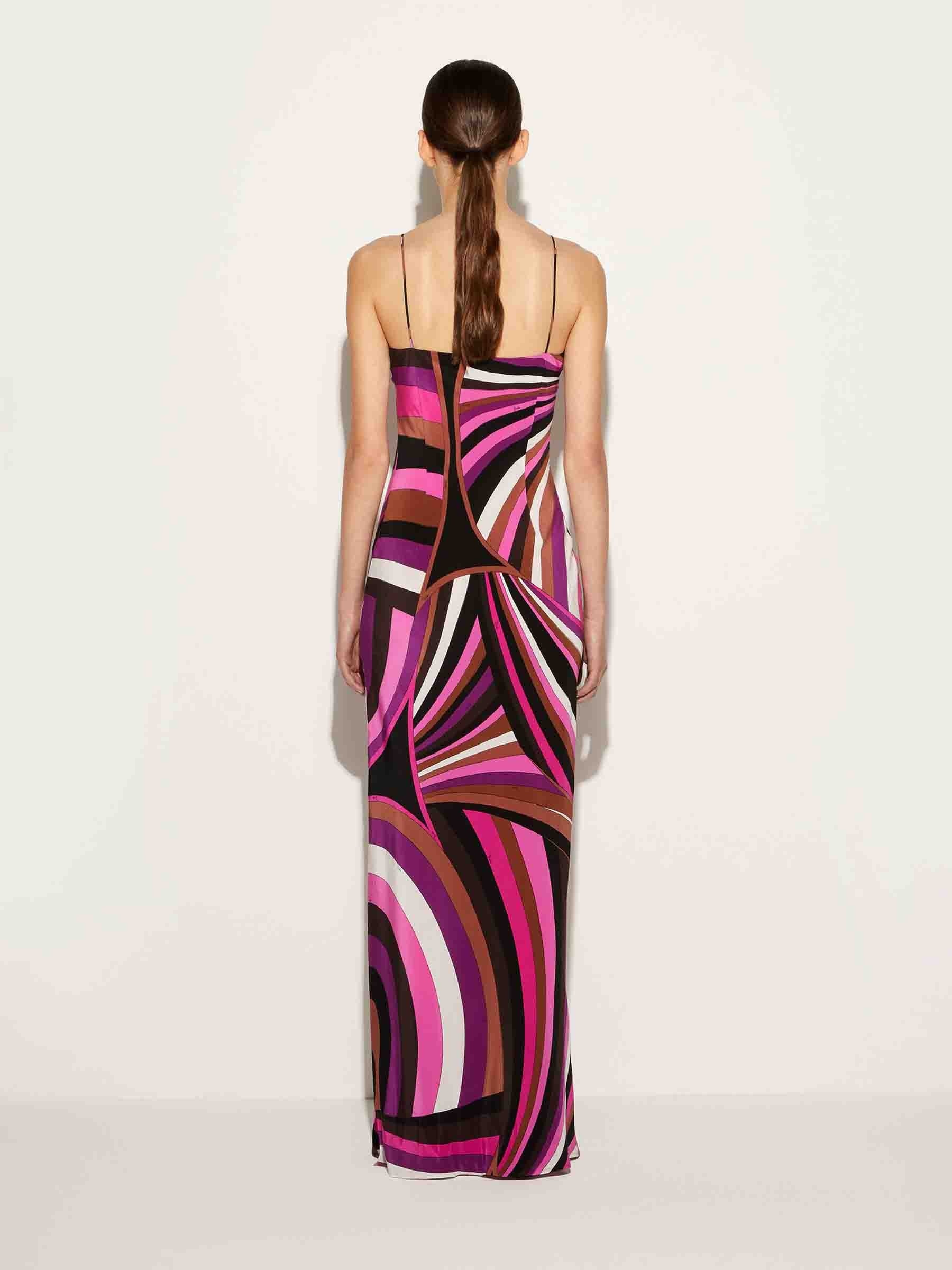 MIDI DRESS WITH IRIDESCENT MOTIF - 4