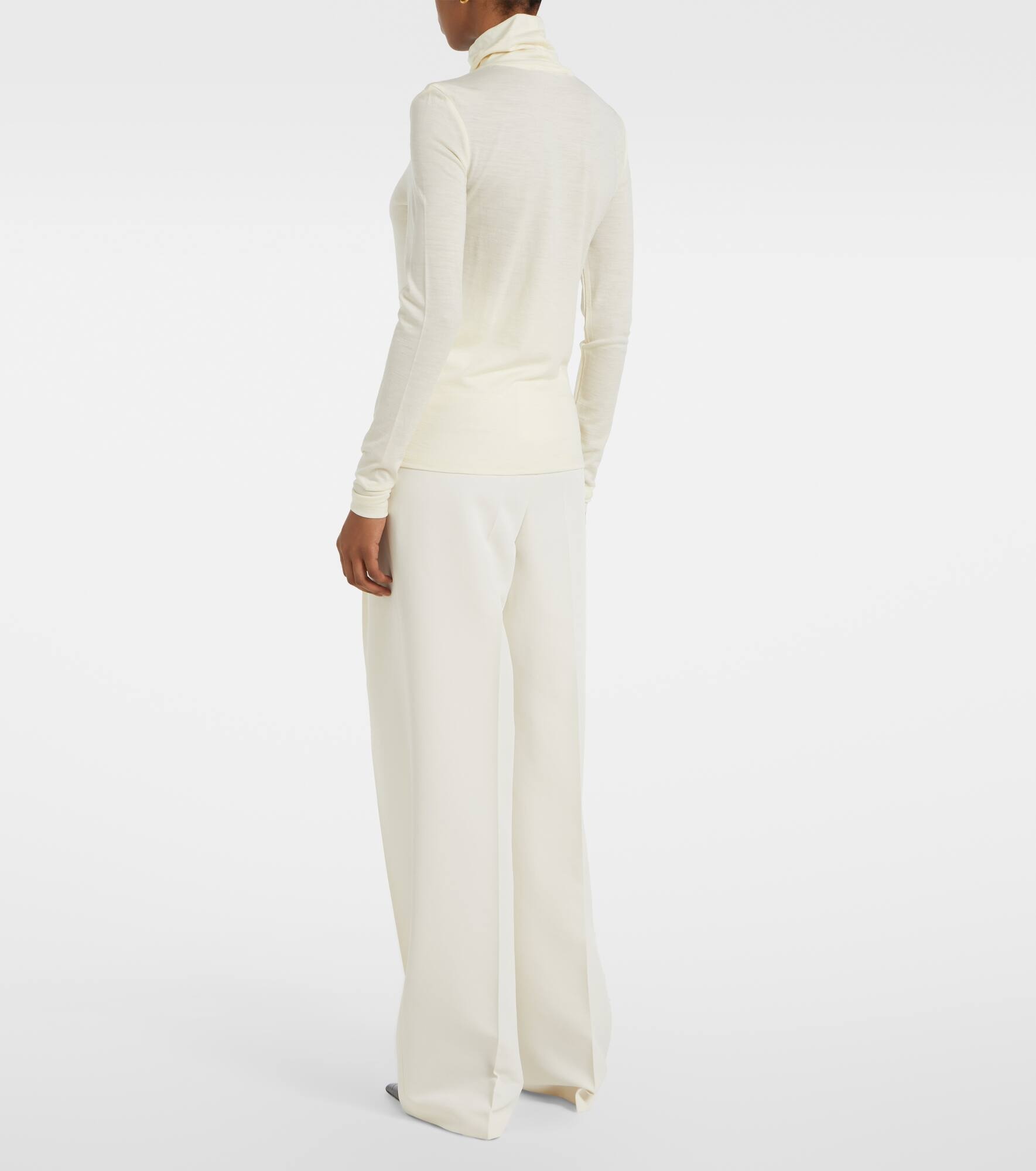 Jersey turtleneck top - 3