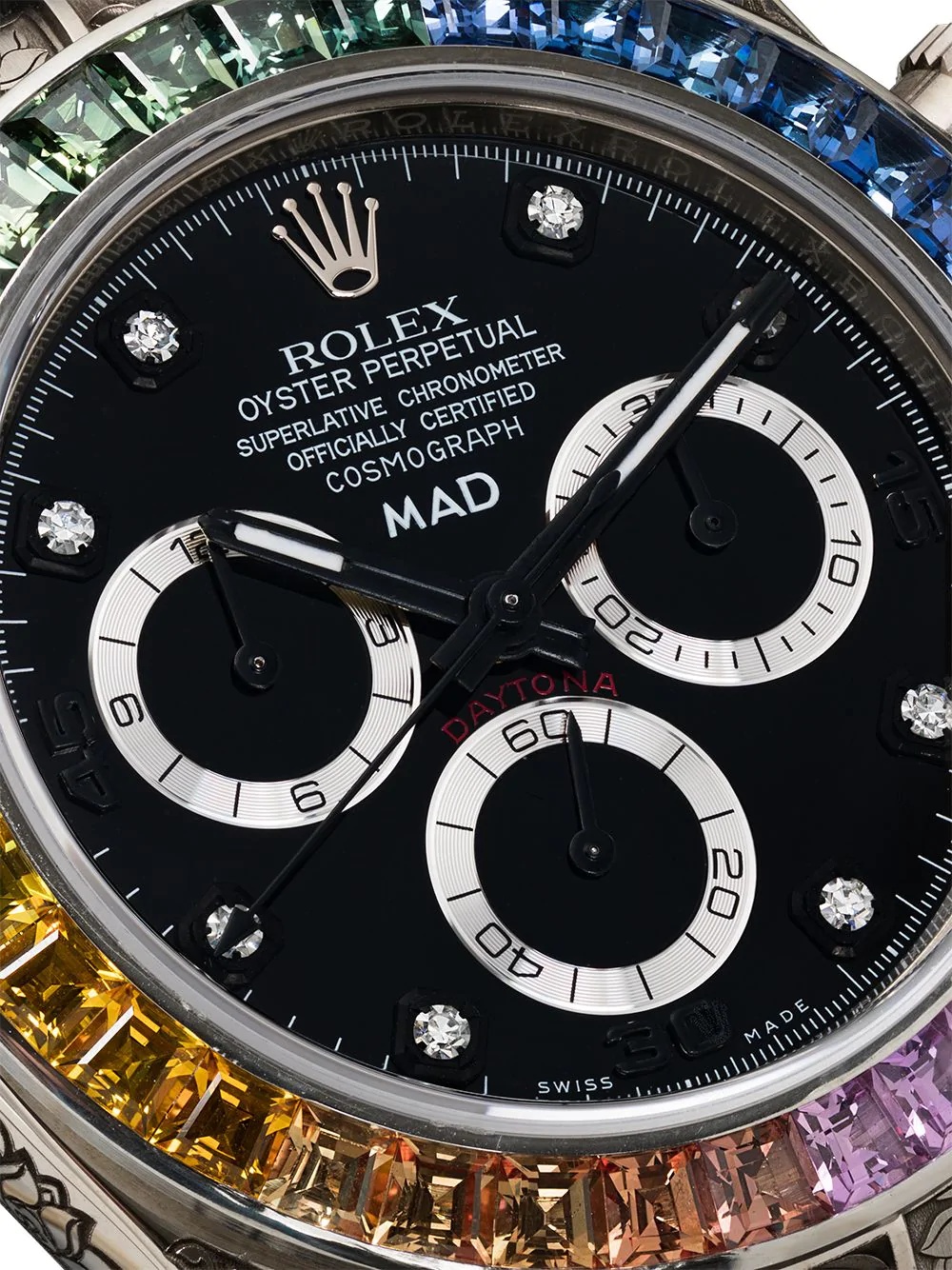 customised Rolex Daytona Rainbow engraved 40mm - 3