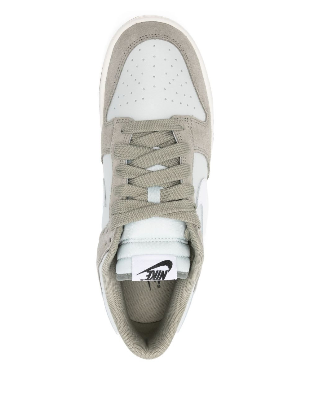 suede panelled sneakers - 4