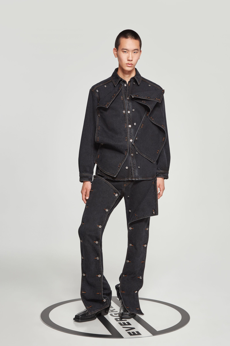 Y/Project Classic Button Panel Denim Shirt outlook