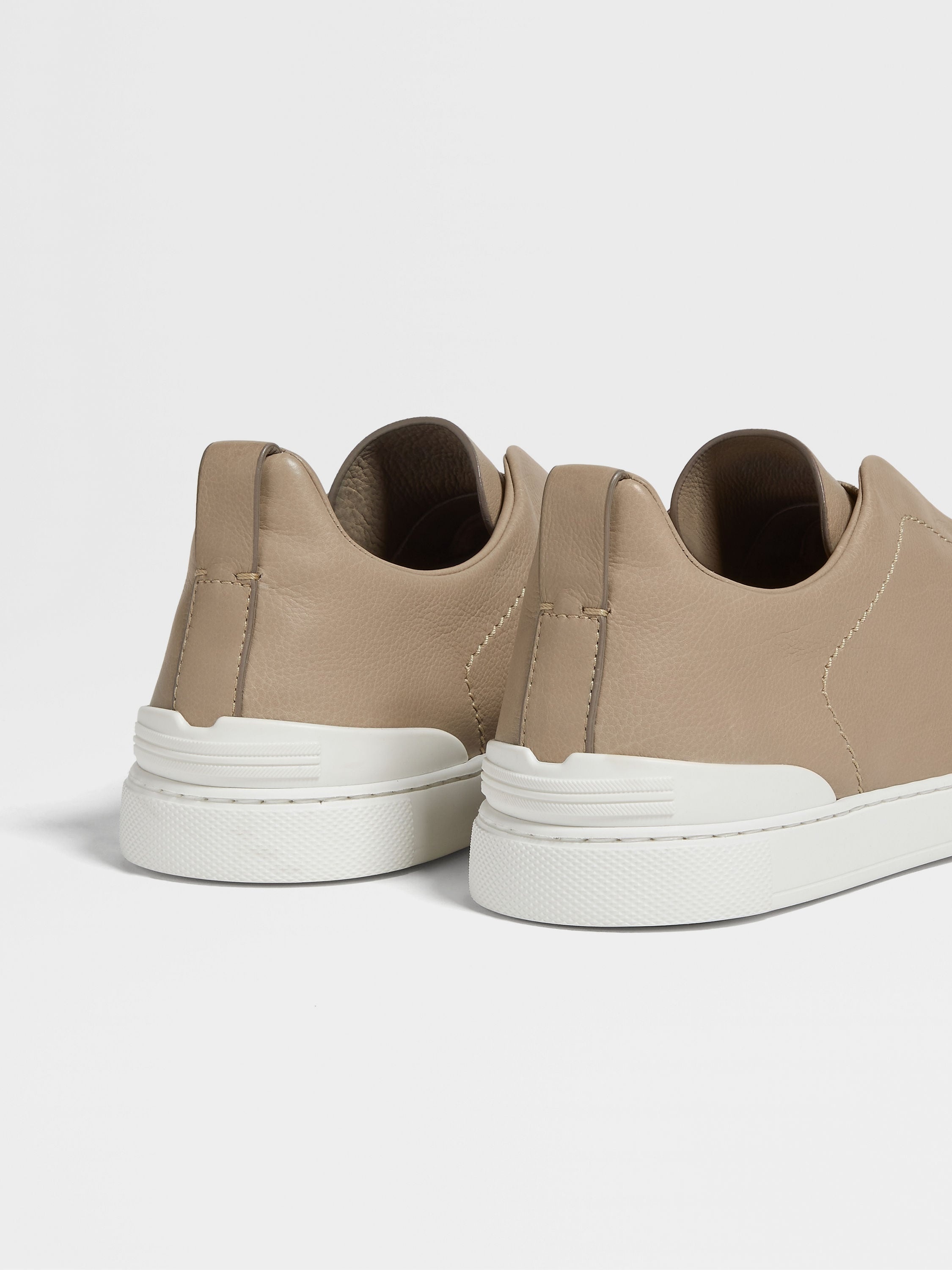 LIGHT TAUPE TRIPLE STITCH™ SECONDSKIN SNEAKERS - 2