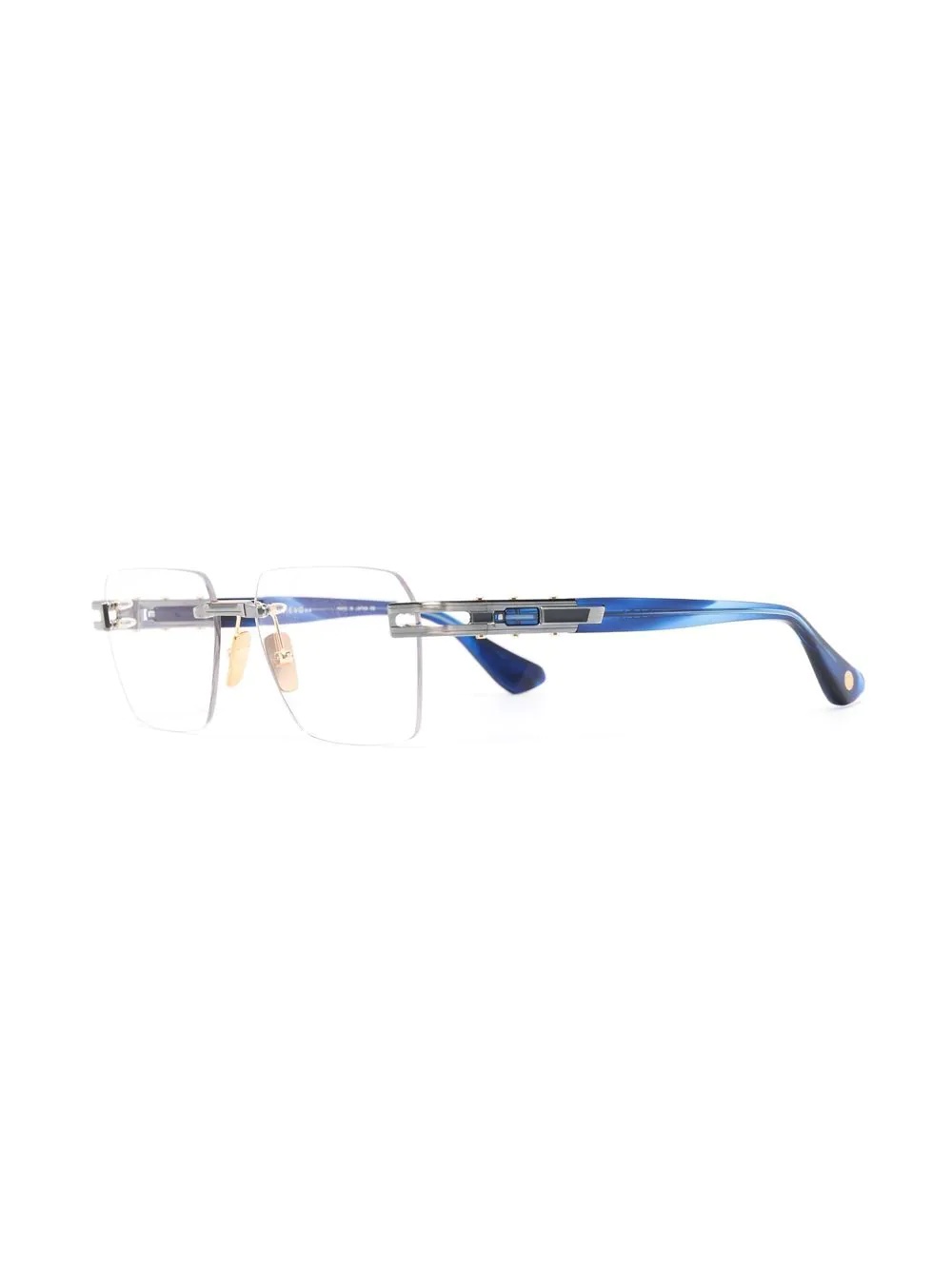 rimless square-frame glasses - 2