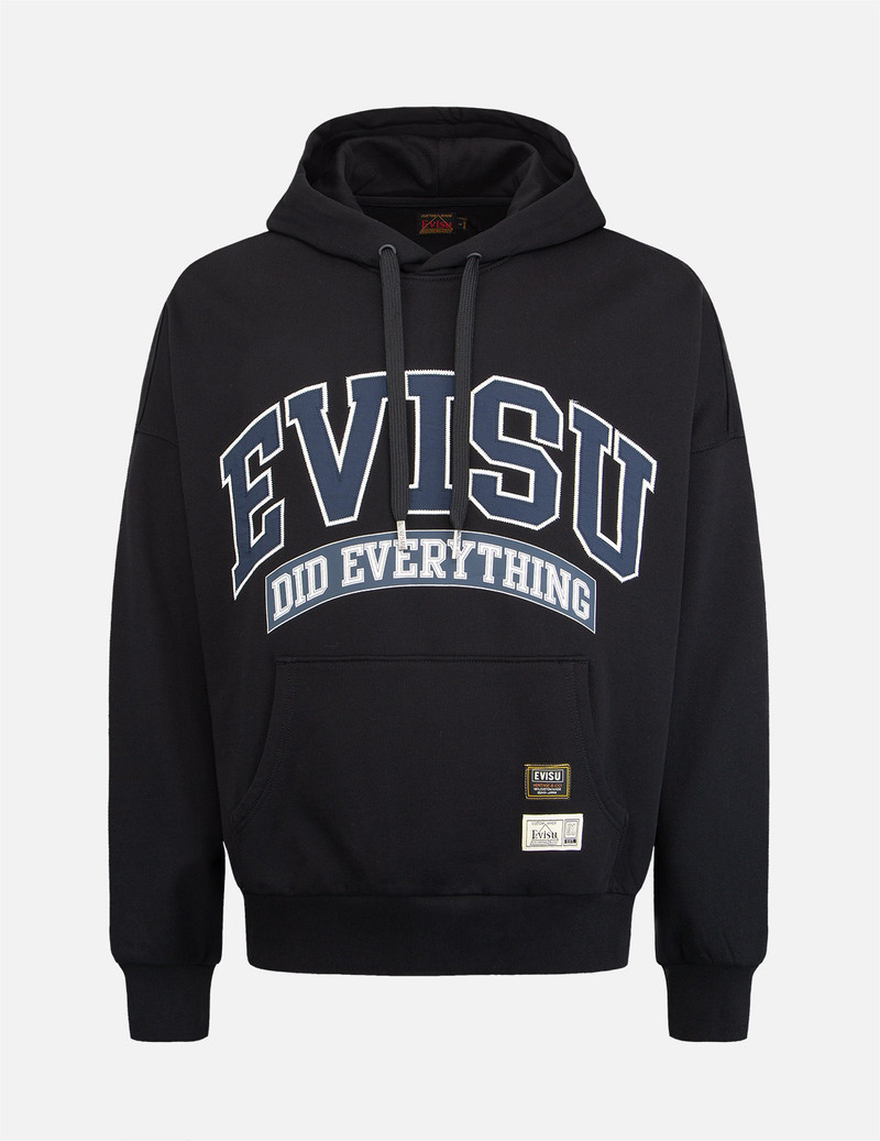 RETRO LOGO PRINT OVERSIZED HOODIE 1