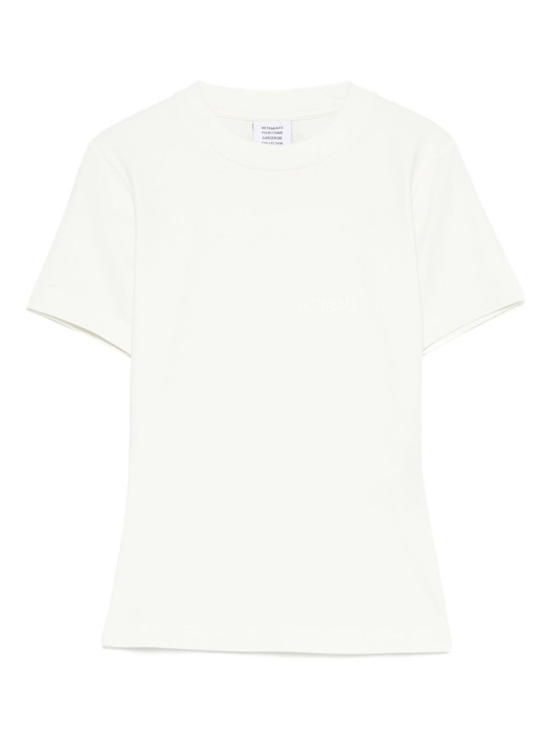 short-sleeved crew-neck top 1