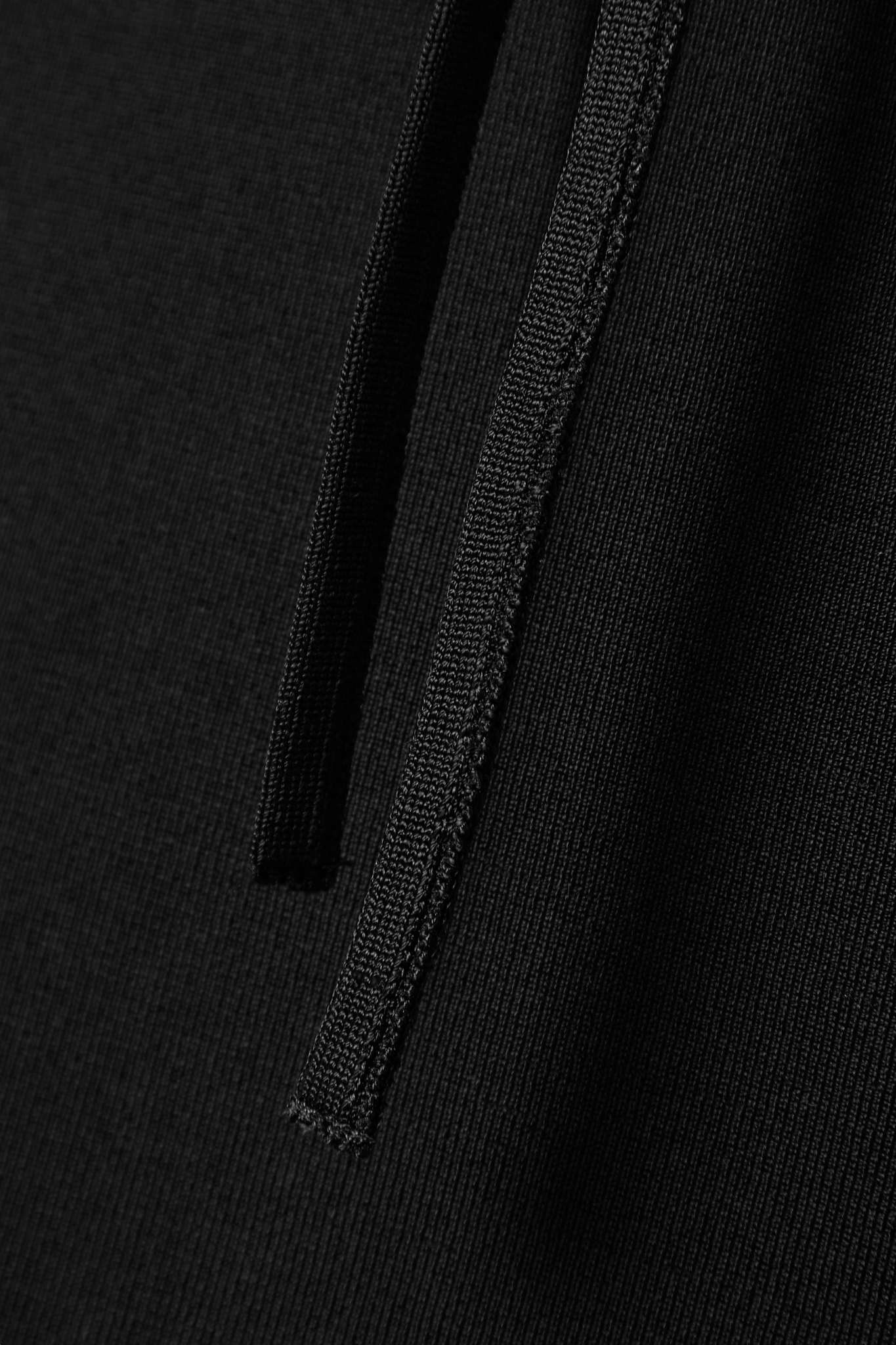 Cutout tie-detailed stretch-knit mini dress - 4