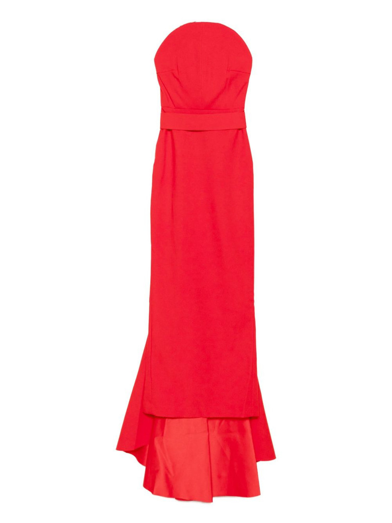 Citra belted fishtail maxi dress 1