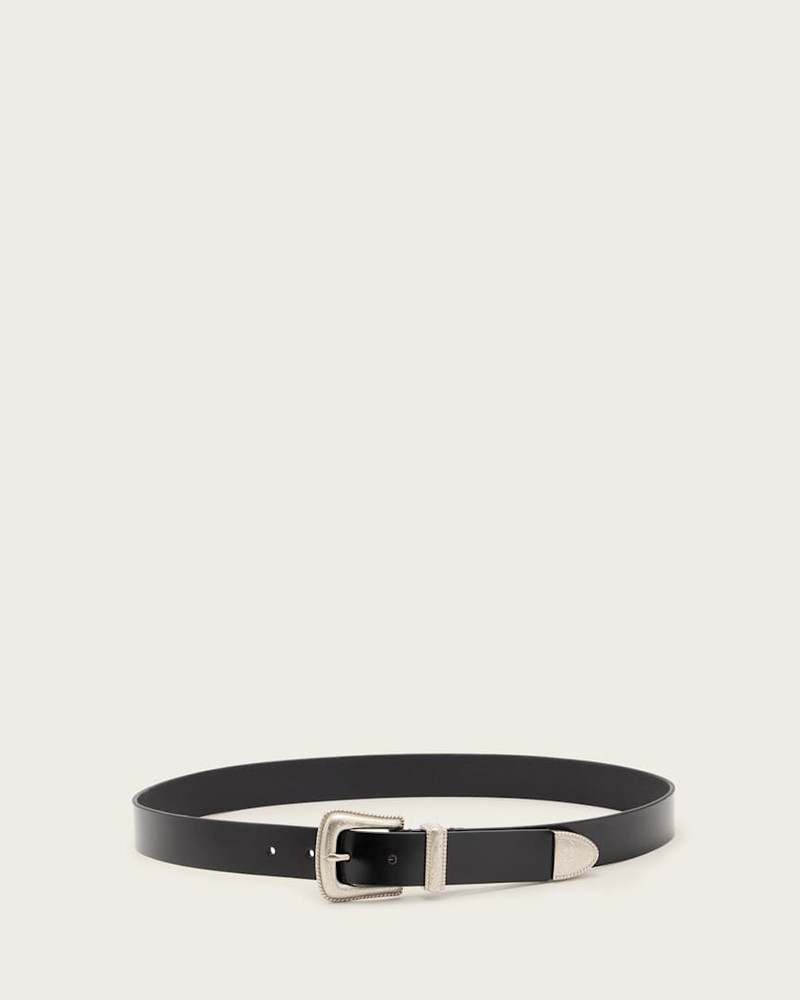 CHUCK LEATHER WESTERN BELT 5
