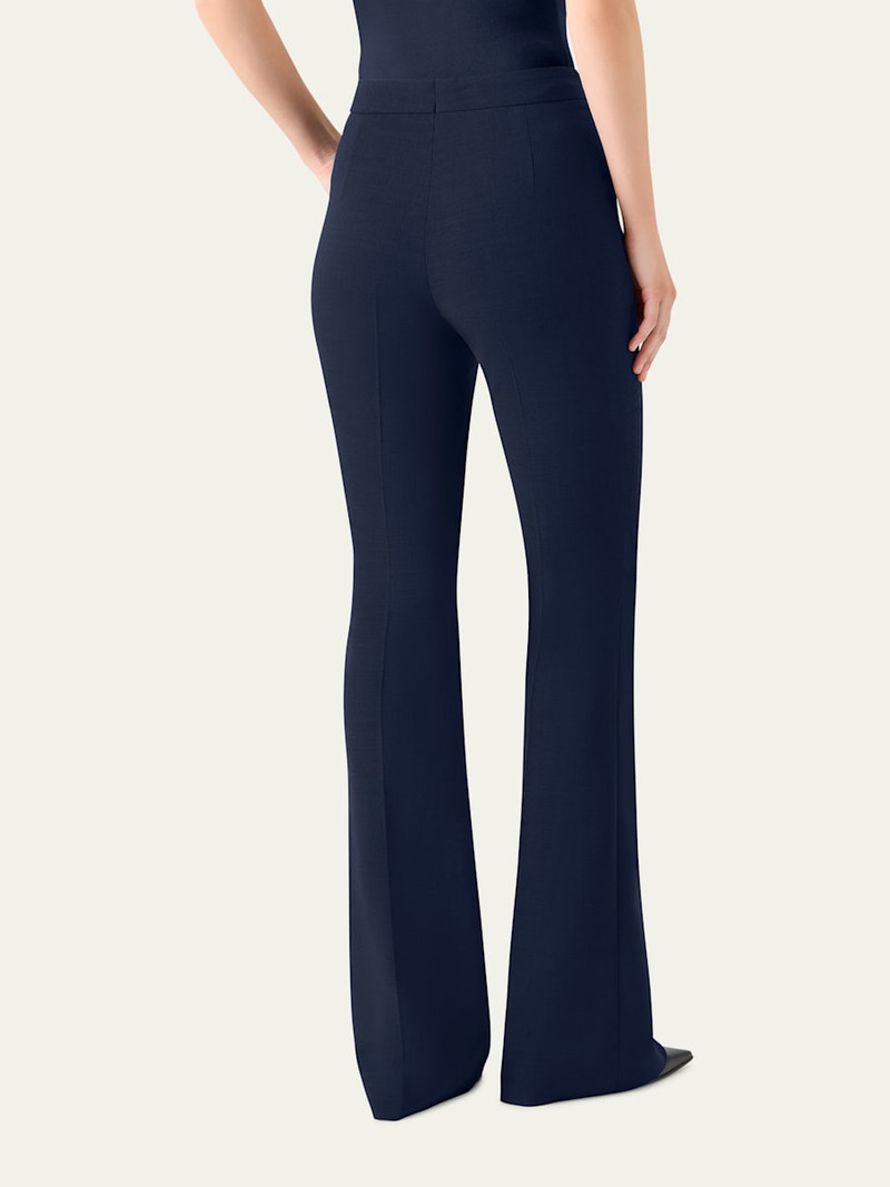 Farida Stretch Wool Bootcut Trousers 3