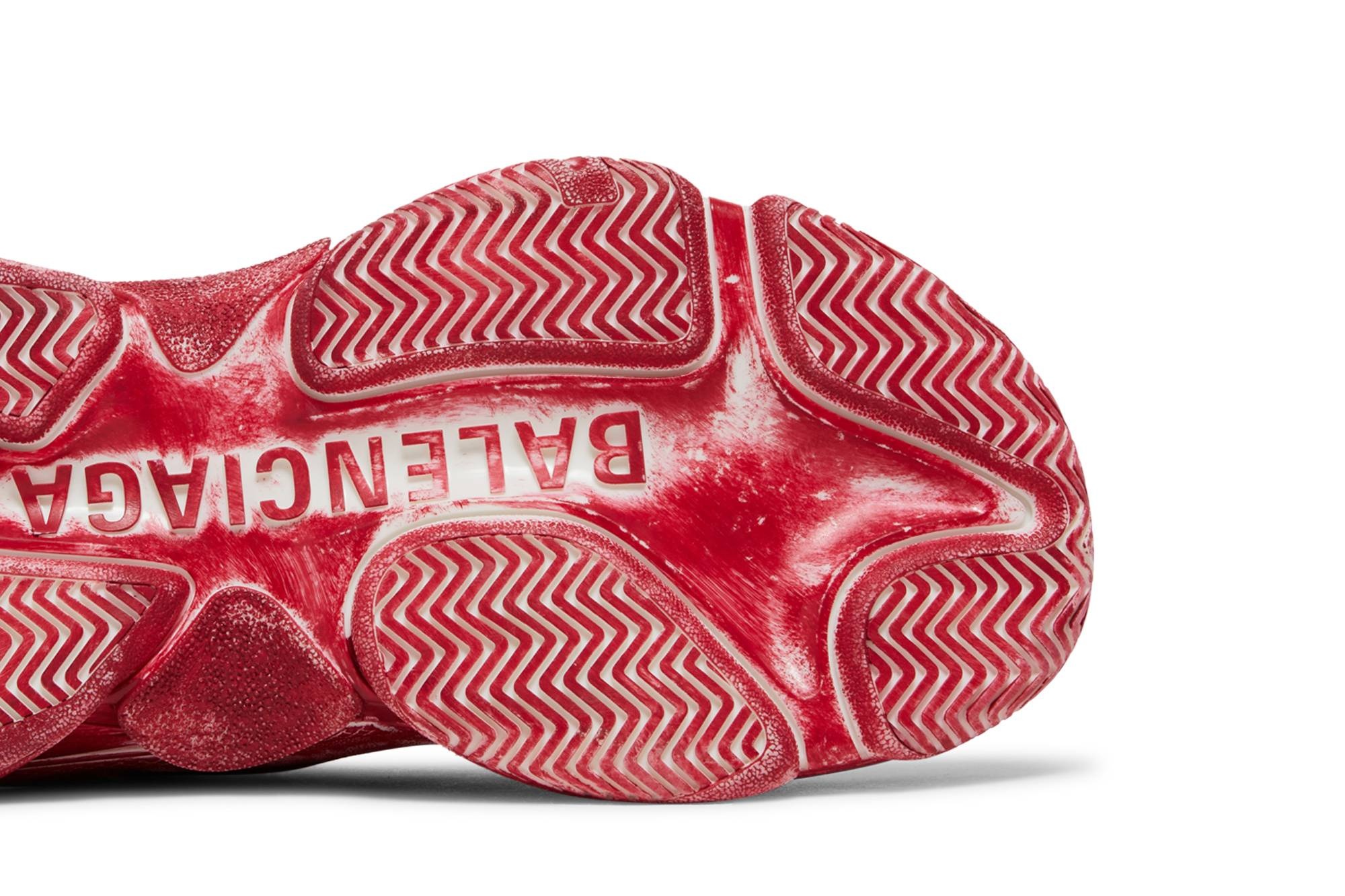 Balenciaga Wmns Triple S Sneaker 'Dark Red' - 5