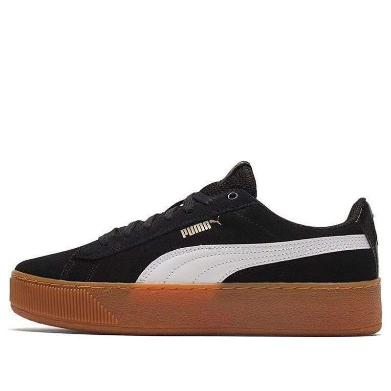 (WMNS) PUMA Vikky Platform 'Black And White' 363287-10 - 1