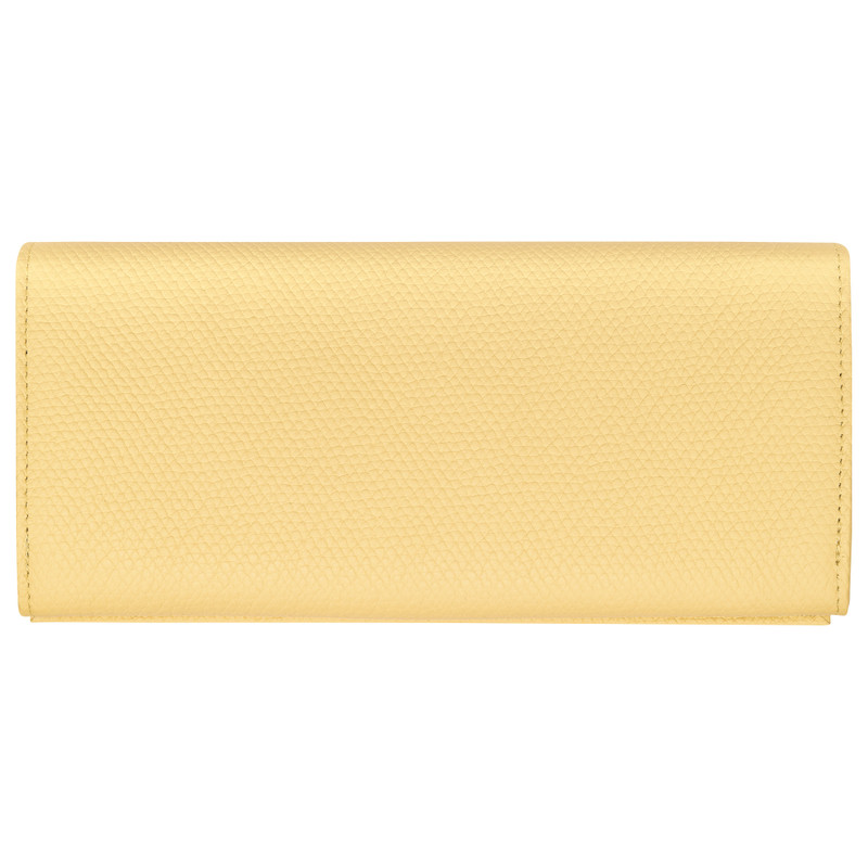 Longchamp Le Roseau Long continental wallet Yellow Chick - Leather outlook